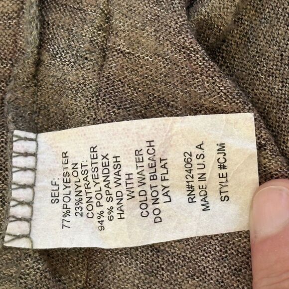 Cactus Boho Women’s Tunic Shirt Scoop Neck Top Flared Hem Long Sleeve - Picture 10 of 10